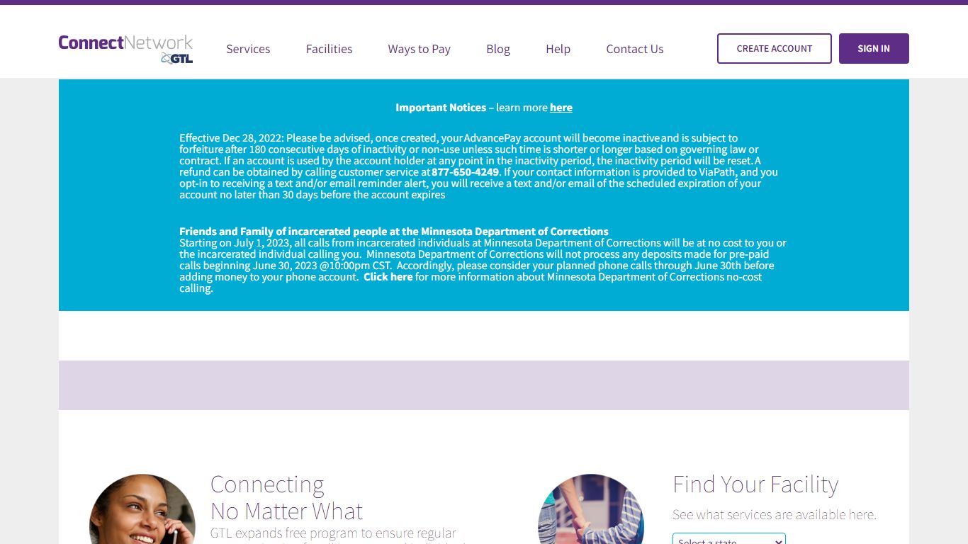 ConnectNetwork | Connecting you with incarcerated loved ones ...